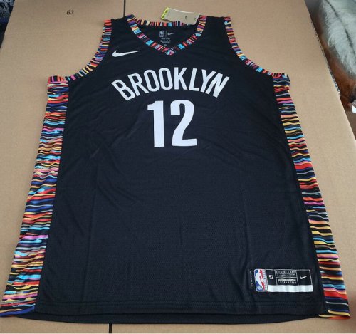 Maillot de Basket #12 Harris Brooklyn Nets 2024-25 City Edition Noir